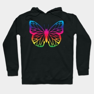 rainbow butterfly Hoodie